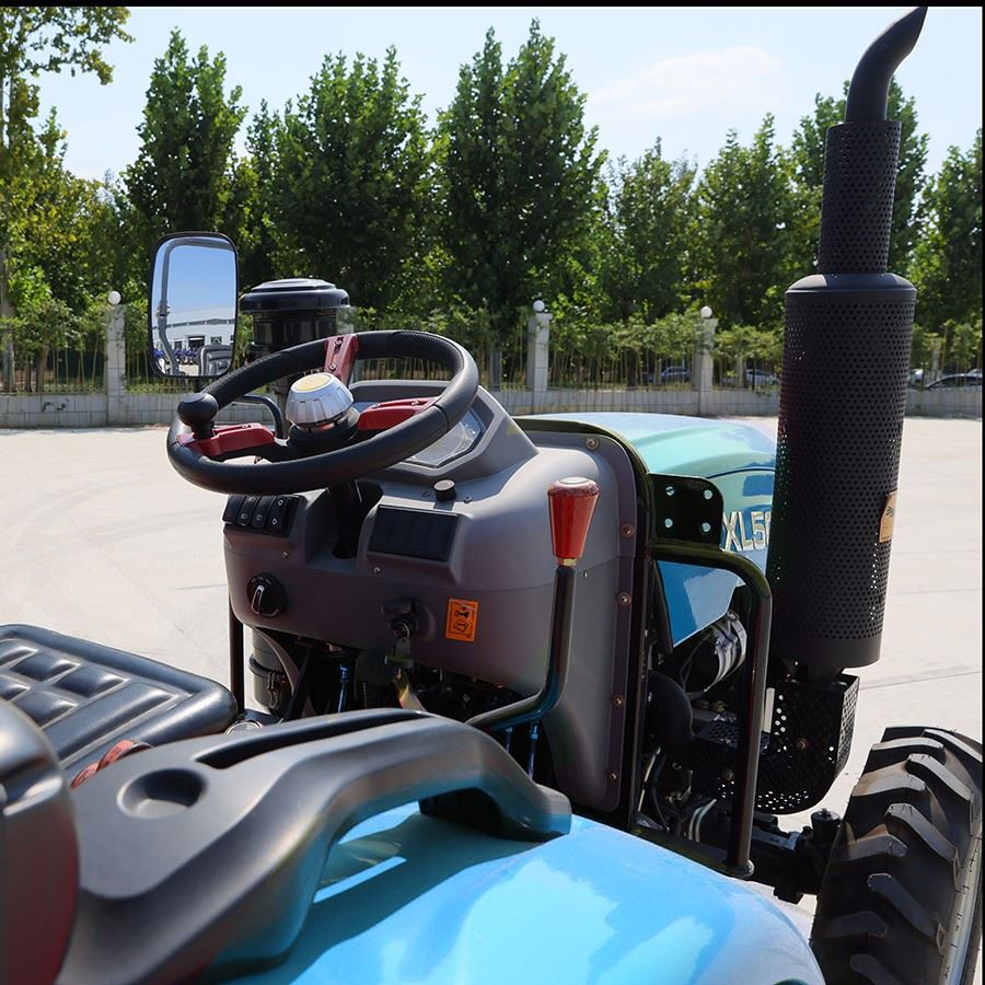Blue Utility Tractor