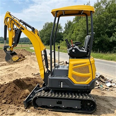 Mini larvebåndsgravemaskine 1,8 ton
